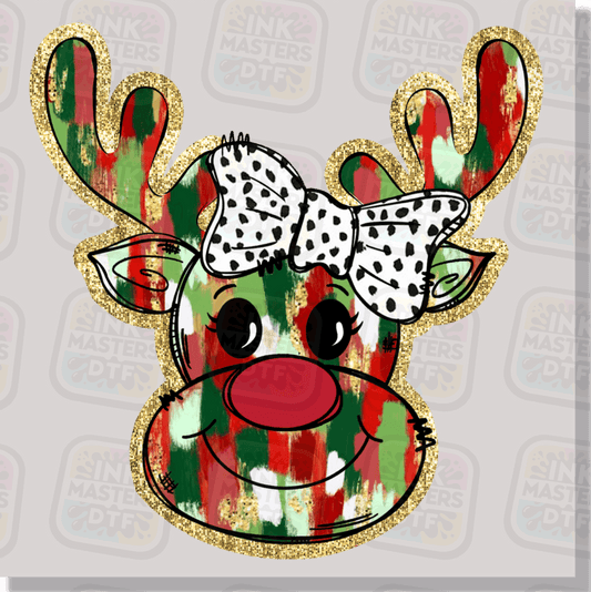 Christmas Reindeer Kids DTF Transfer - Ink Masters DTF
