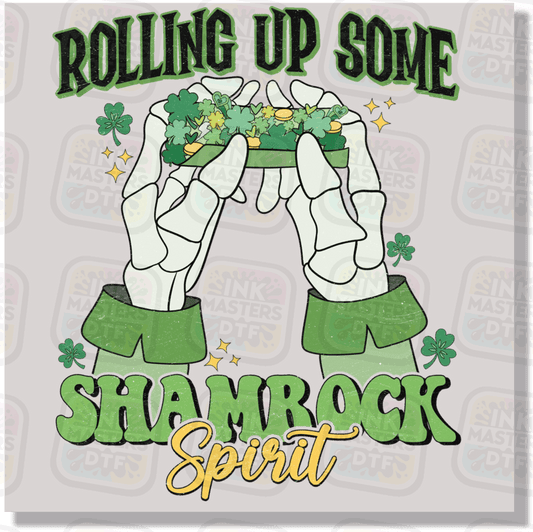 Rolling Up Some Shamrock Spirit DTF Transfer - Ink Masters DTF