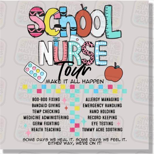 School Nurse DTF Transfer - Ink Masters DTF