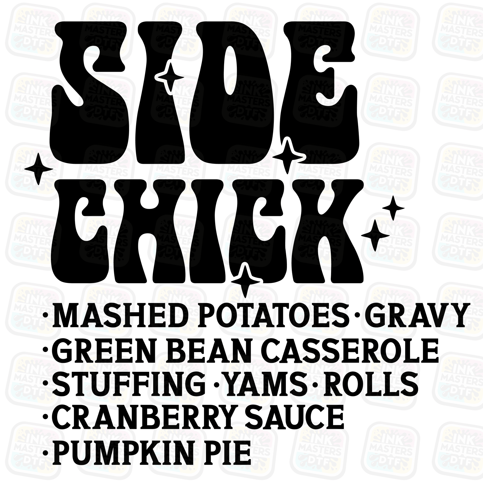 Side Chick DTF Transfer - Ink Masters DTF