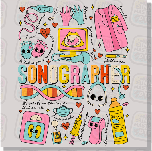 Sonographer DTF Transfer - Ink Masters DTF