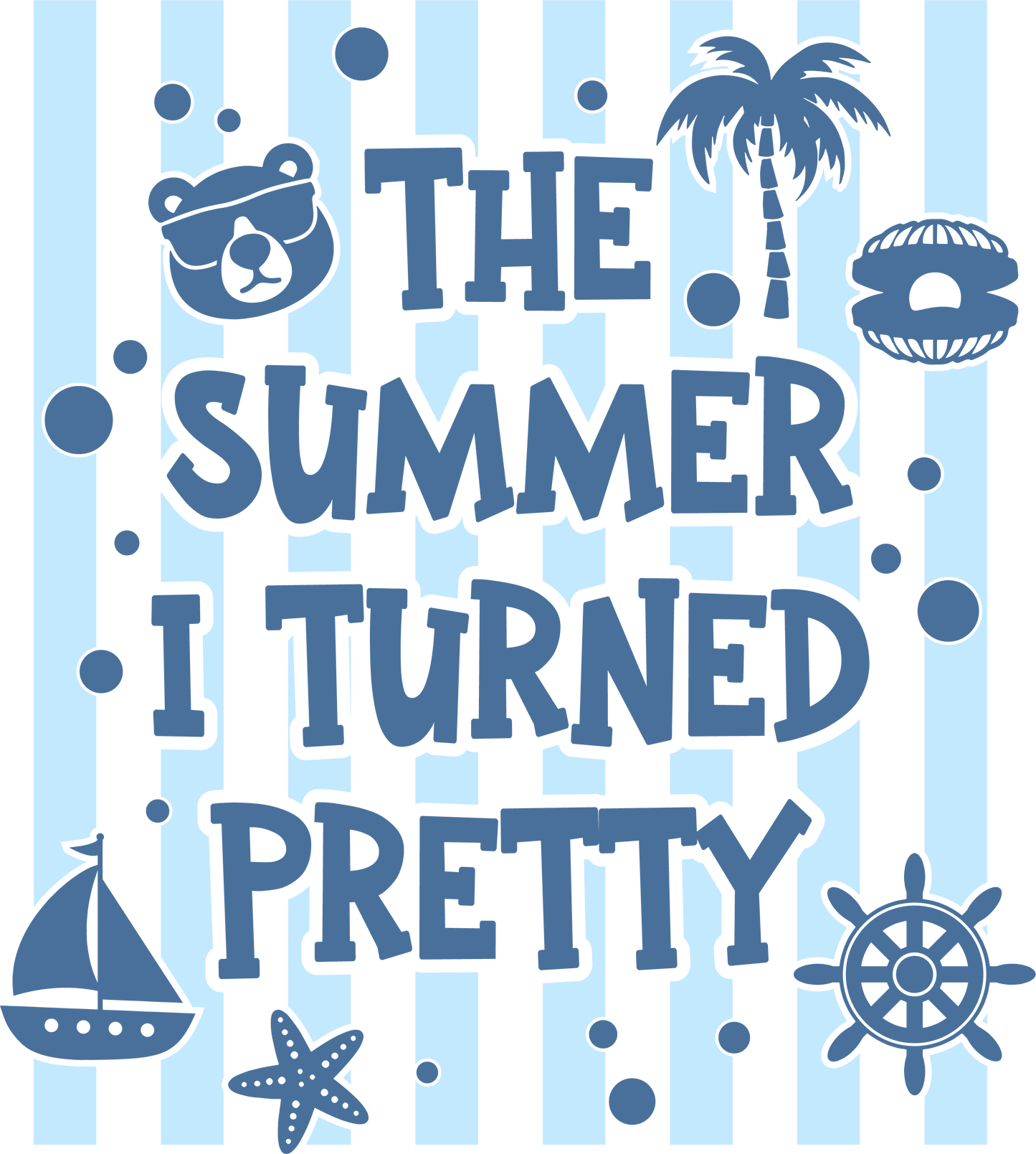 summer i turned pretty 13 DTF Transfer