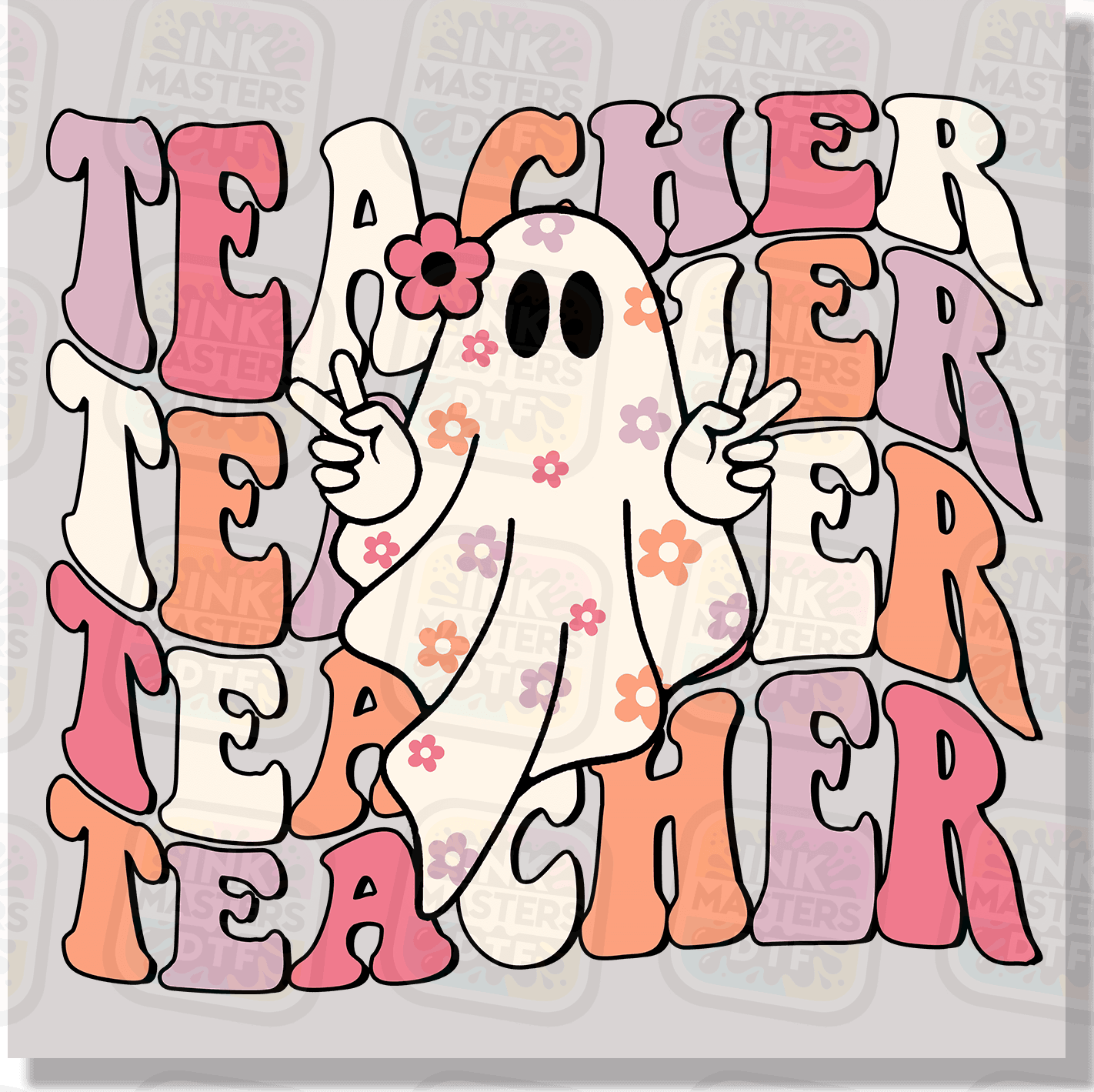 Ghost Teacher DTF Transfer - Ink Masters DTF