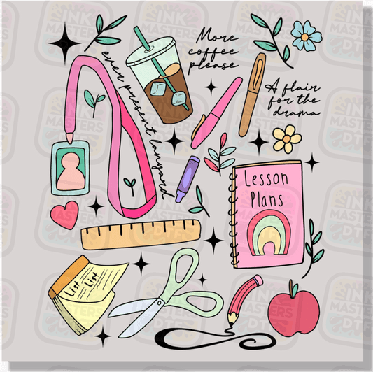 Teacher Stuff DTF Transfer - Ink Masters DTF