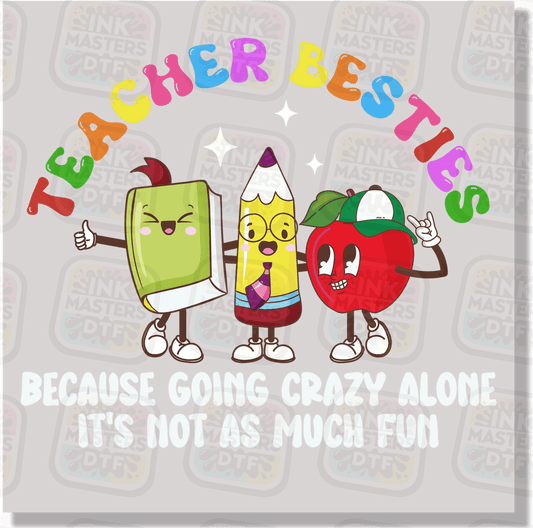 Teacher Besties DTF Transfer - Ink Masters DTF