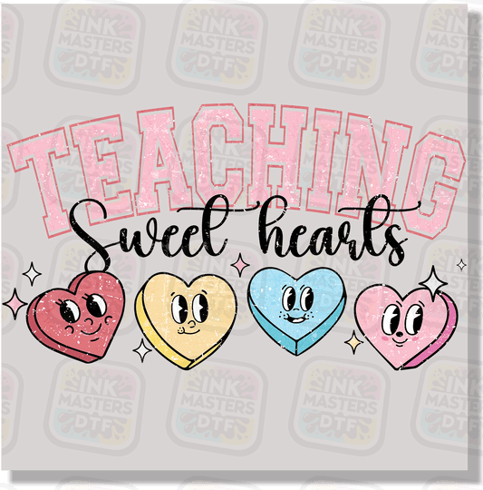 Teaching Sweethearts Weathered DTF Transfer - Ink Masters DTF