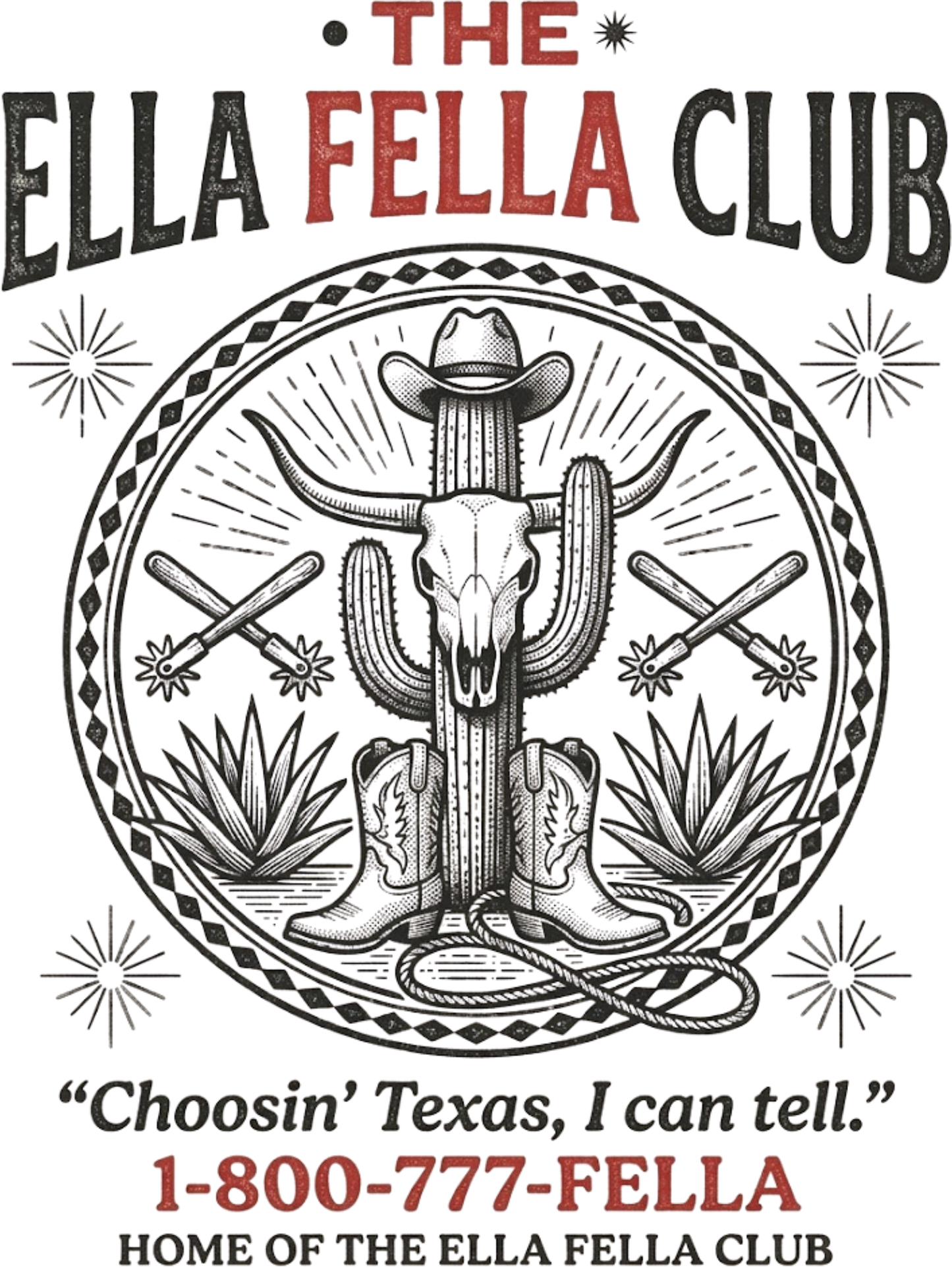the ella fella club DTF Transfer