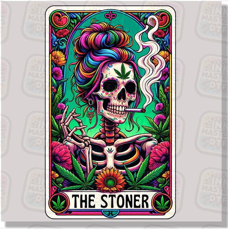 The Stoner Tarot Card DTF Transfer - Ink Masters DTF