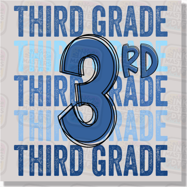 Back To School Pre-K - Fifth Grade DTF Transfer - Ink Masters DTF
