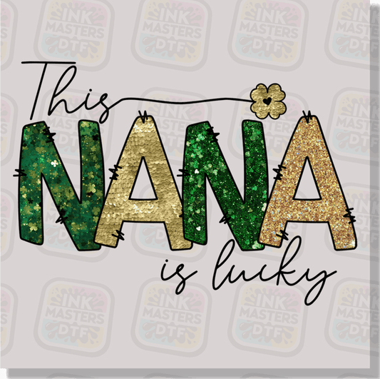 This Nana Is Lucky DTF Transfer - Ink Masters DTF