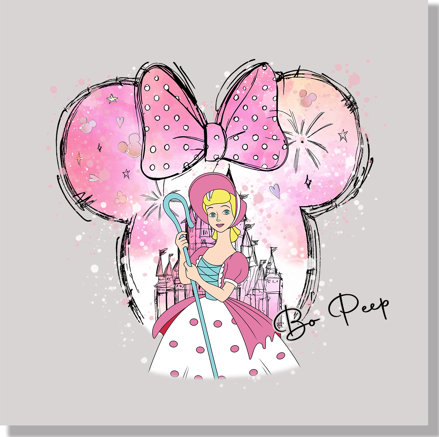 Toy Story Bo Peep DTF Transfer - Ink Masters DTF