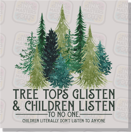Tree Tops Glisten DTF Transfer - Ink Masters DTF