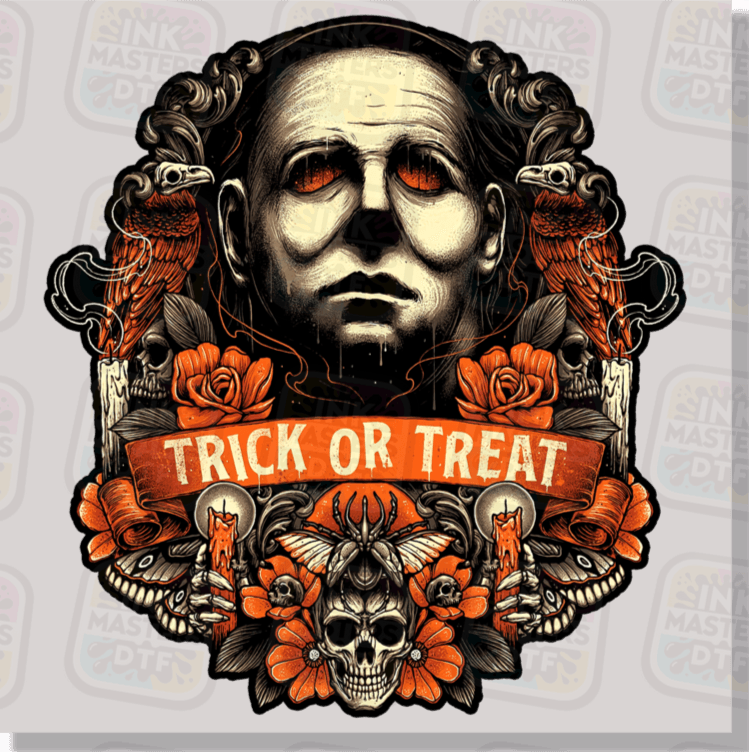 Trick Or Treat Horror DTF Transfer - Ink Masters DTF