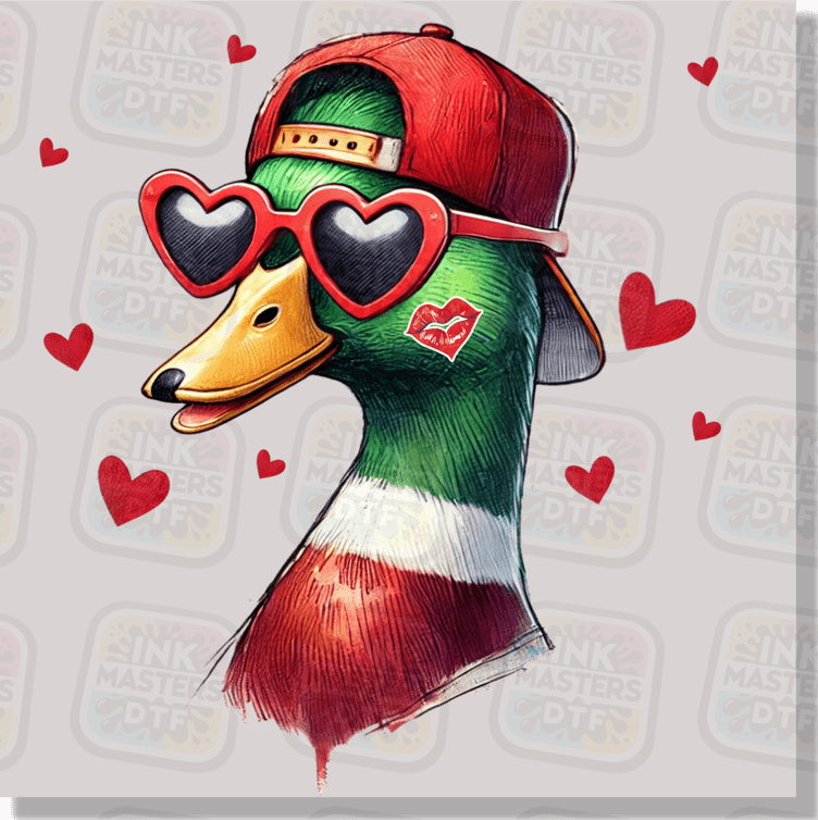 Valentine Duck DTF Transfer