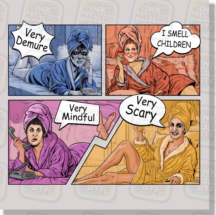 Very MIndful Witches DTF Transfer - Ink Masters DTF