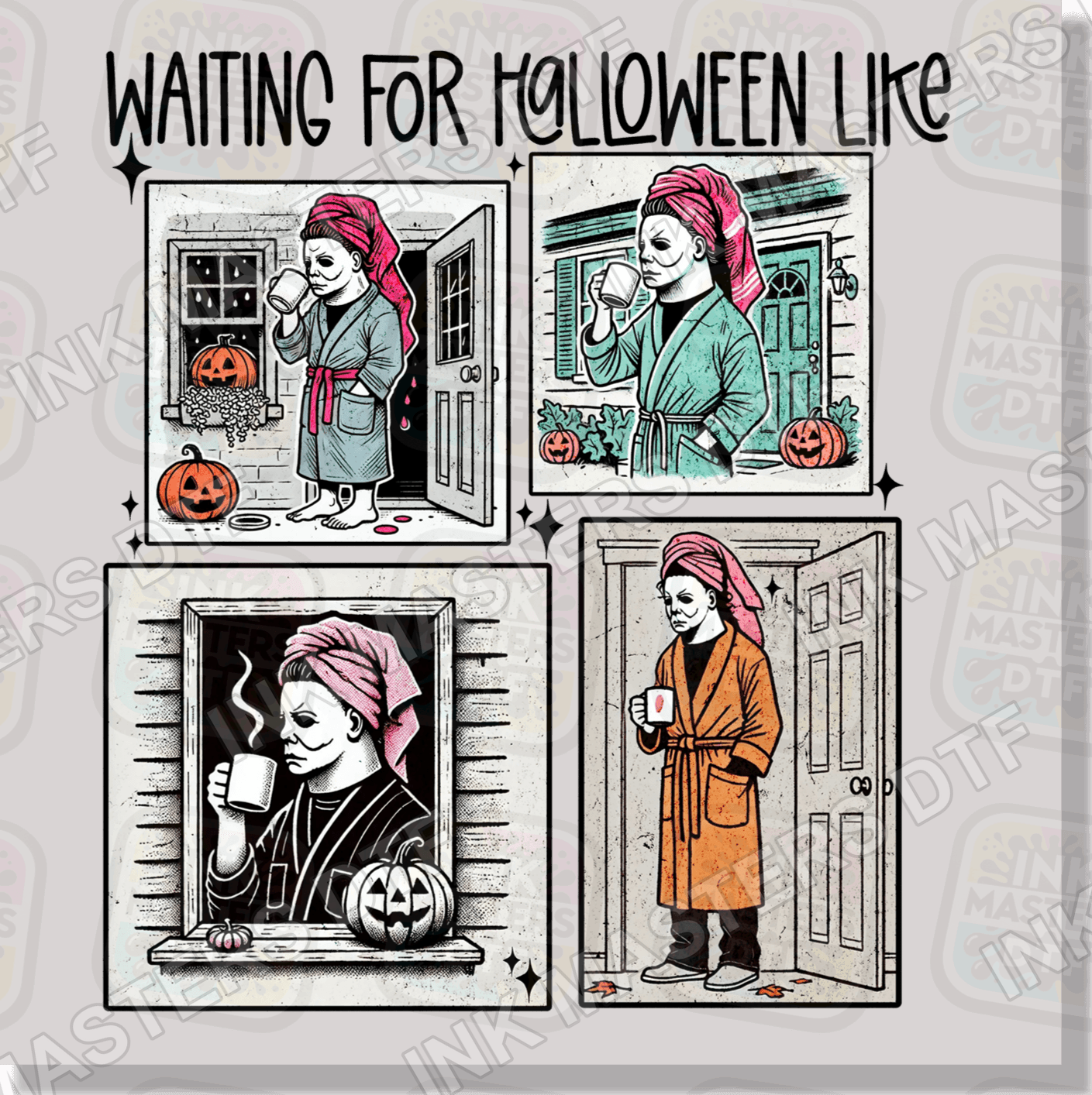 Waiting For Halloween DTF Transfer - Ink Masters DTF