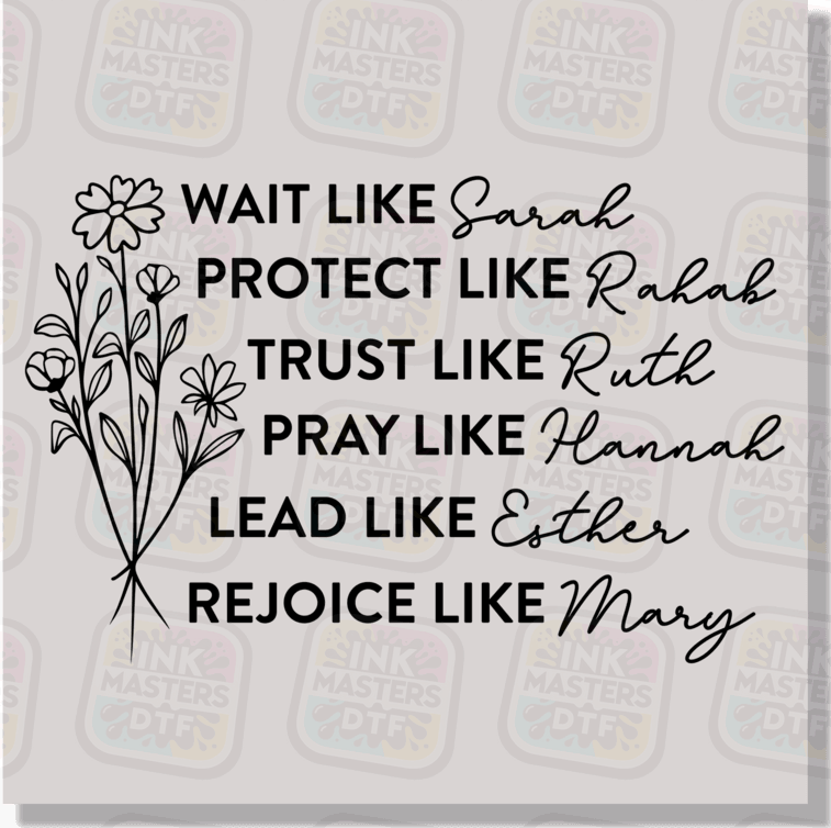 Wait Like Sarah DTF Transfer - Ink Masters DTF