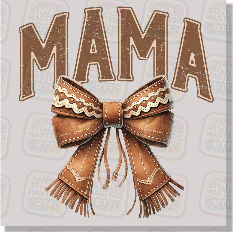 Western Mama Bow DTF Transfer - Ink Masters DTF