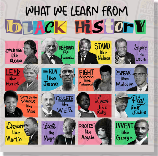 What We Learn From Black History DTF Transfer - Ink Masters DTF