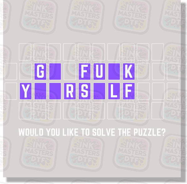 Would You Like To Solve The Puzzle? DTF Transfer - Ink Masters DTF