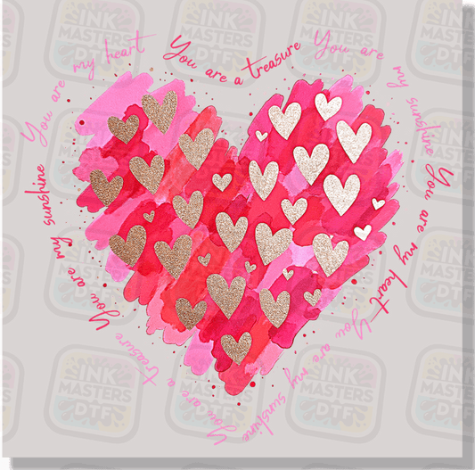 You Are My Heart DTF Transfer - Ink Masters DTF