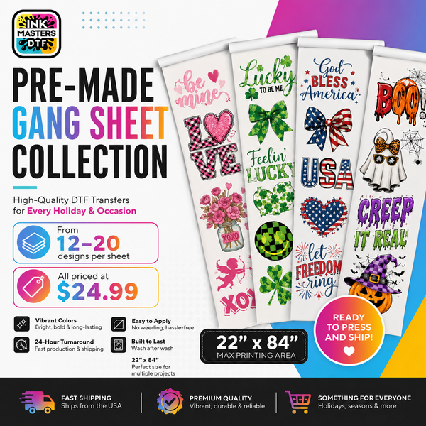 Pre-Made Gang Sheets
