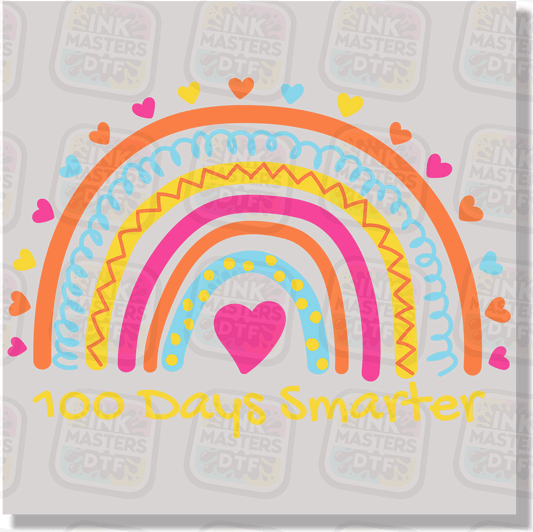 100 Days Of School Rainbow DTF Transfer - Ink Masters DTF