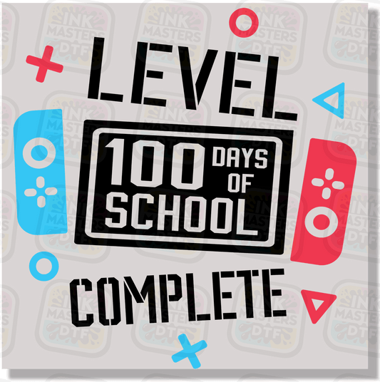 100 Days Of School Level Complete DTF Transfer - Ink Masters DTF