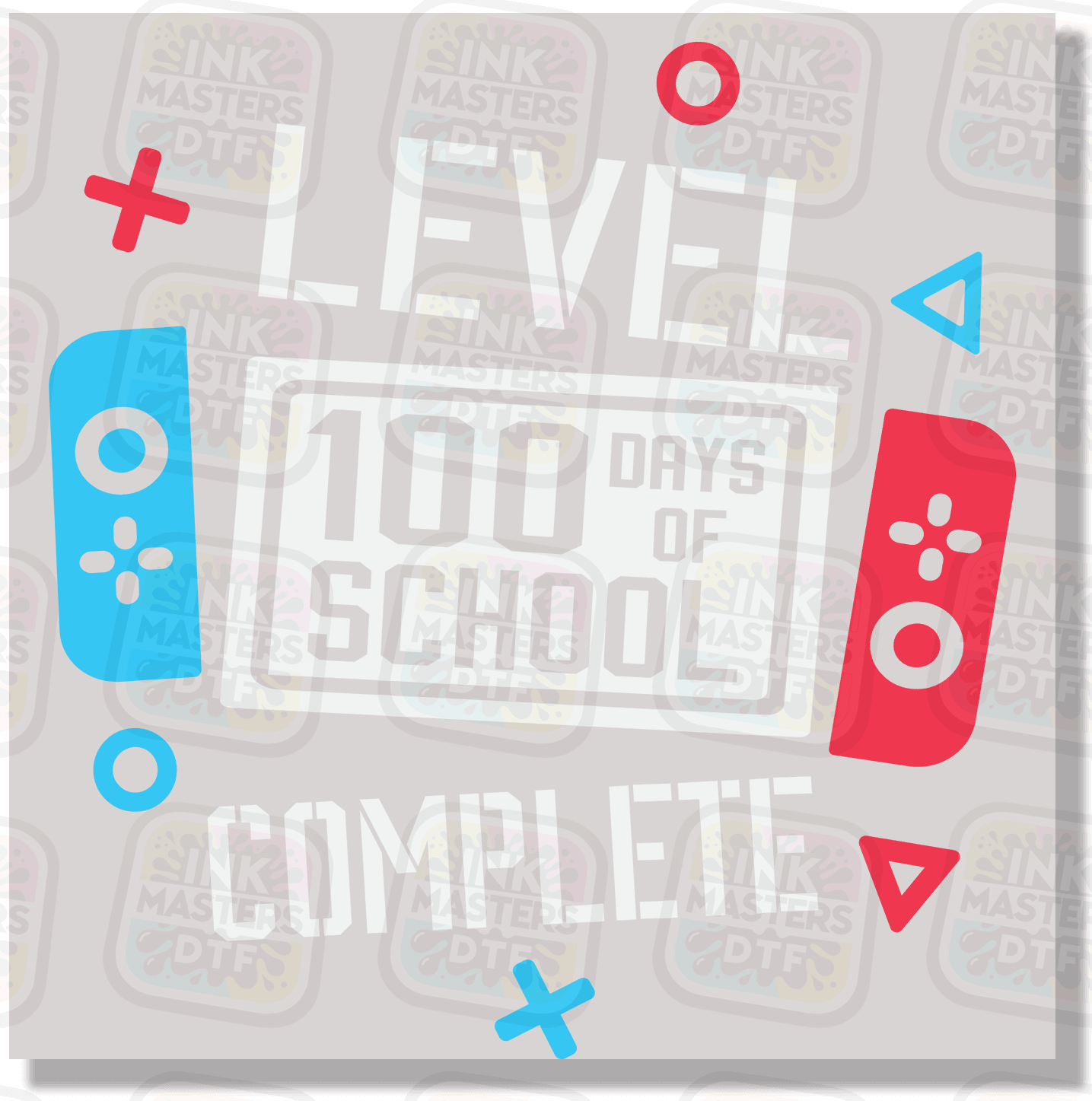 100 Days Of School Level Complete DTF Transfer - Ink Masters DTF