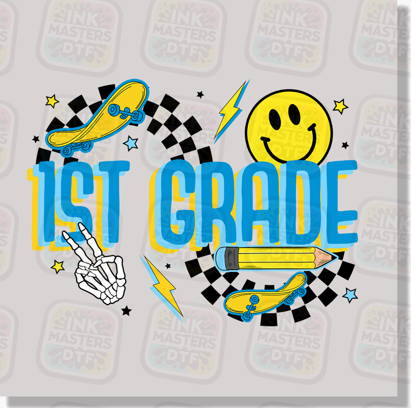 Back To School Pre-K - 5TH Grade DTF Transfer - Ink Masters DTF