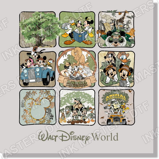 Animal Kingdom DTF Transfer