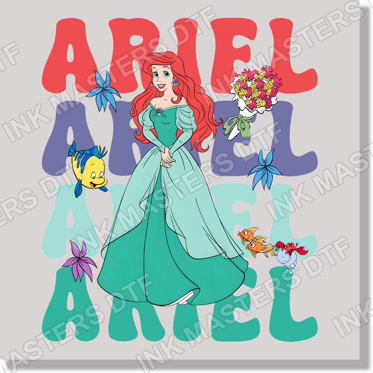 Ariel DTF Transfer