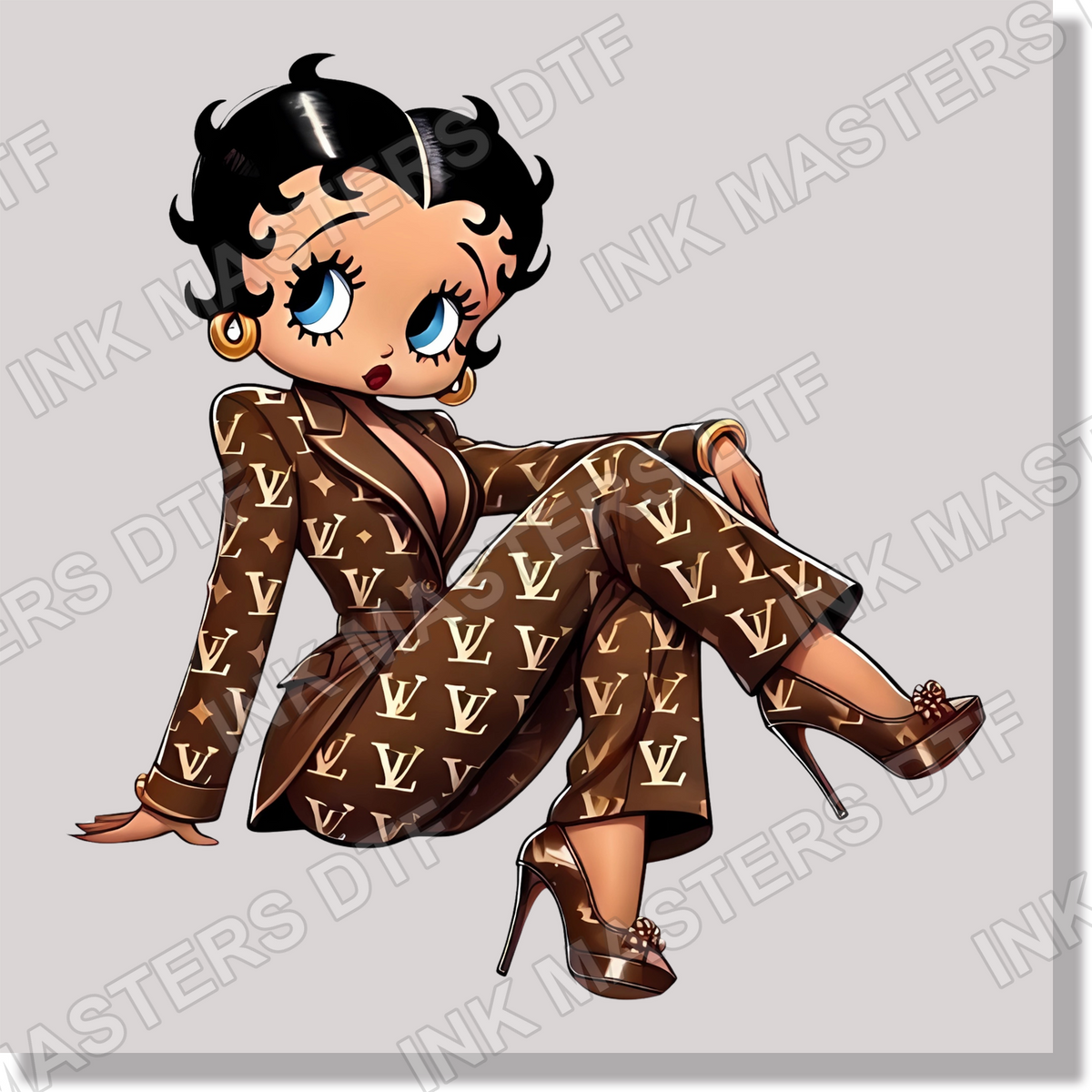 Betty Boop Designer LV 2 DTF Transfer