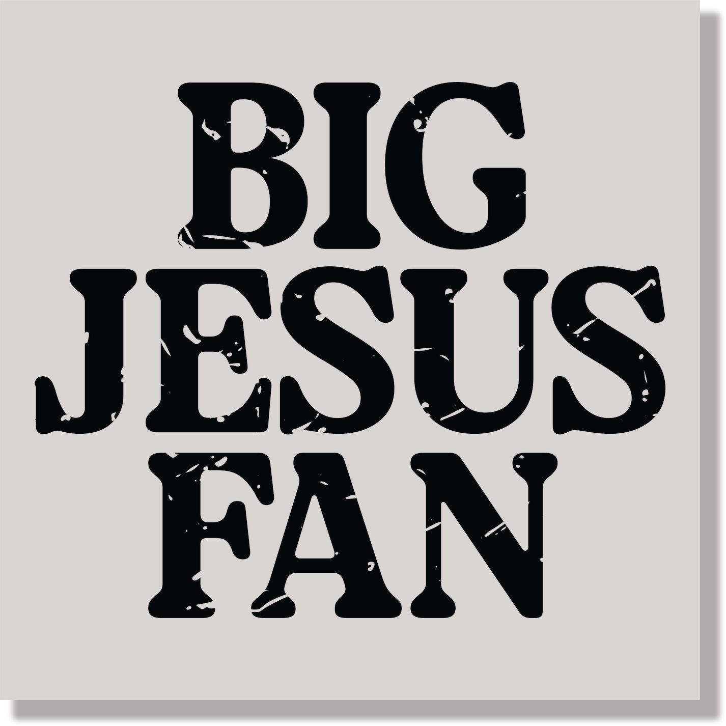 Big Jesus Fan DTF Transfer