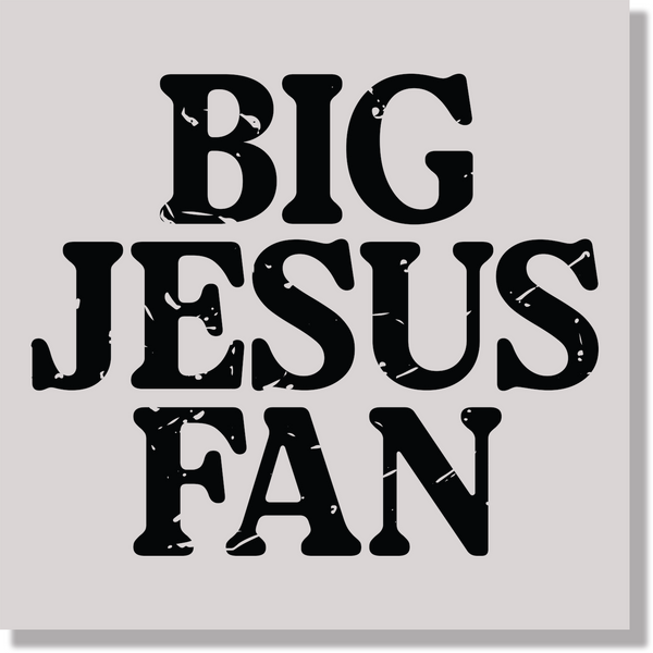 Big Jesus Fan DTF Transfer
