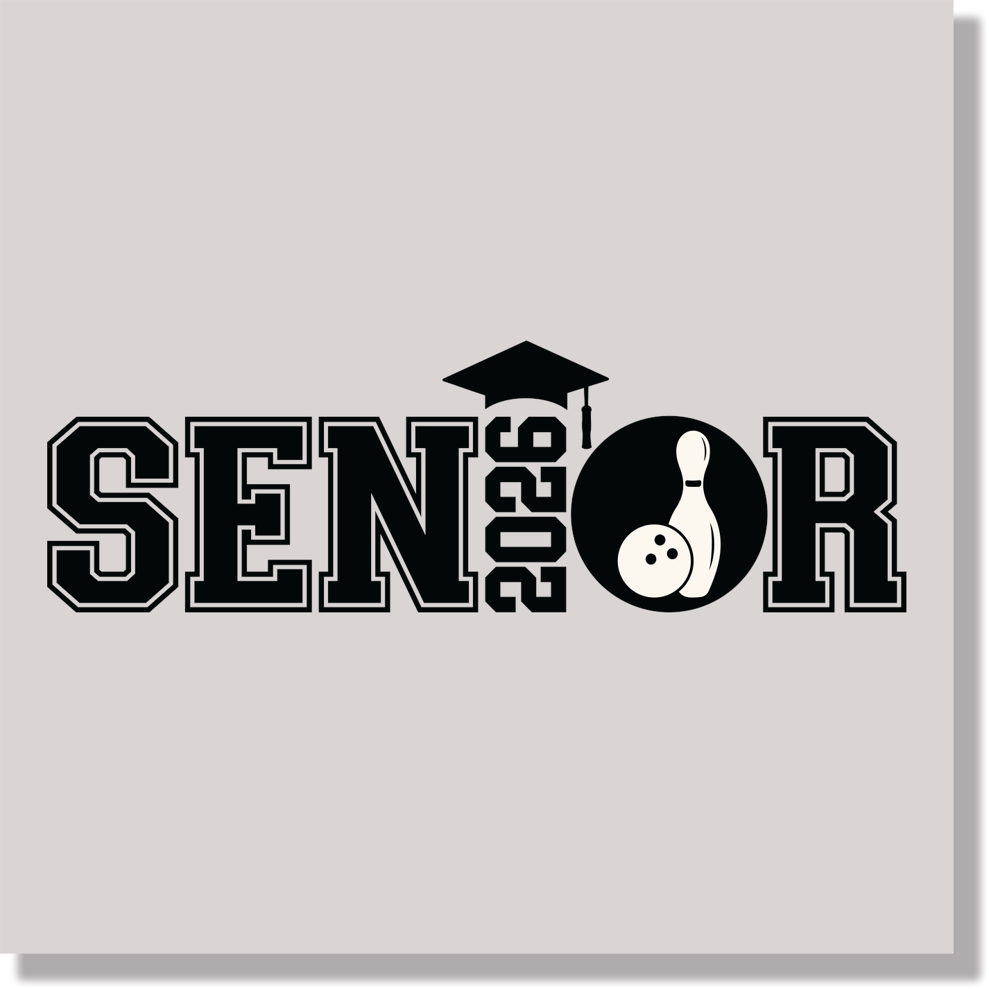 Bowling Senior Class Of 2026 School & Education DTF Transfer