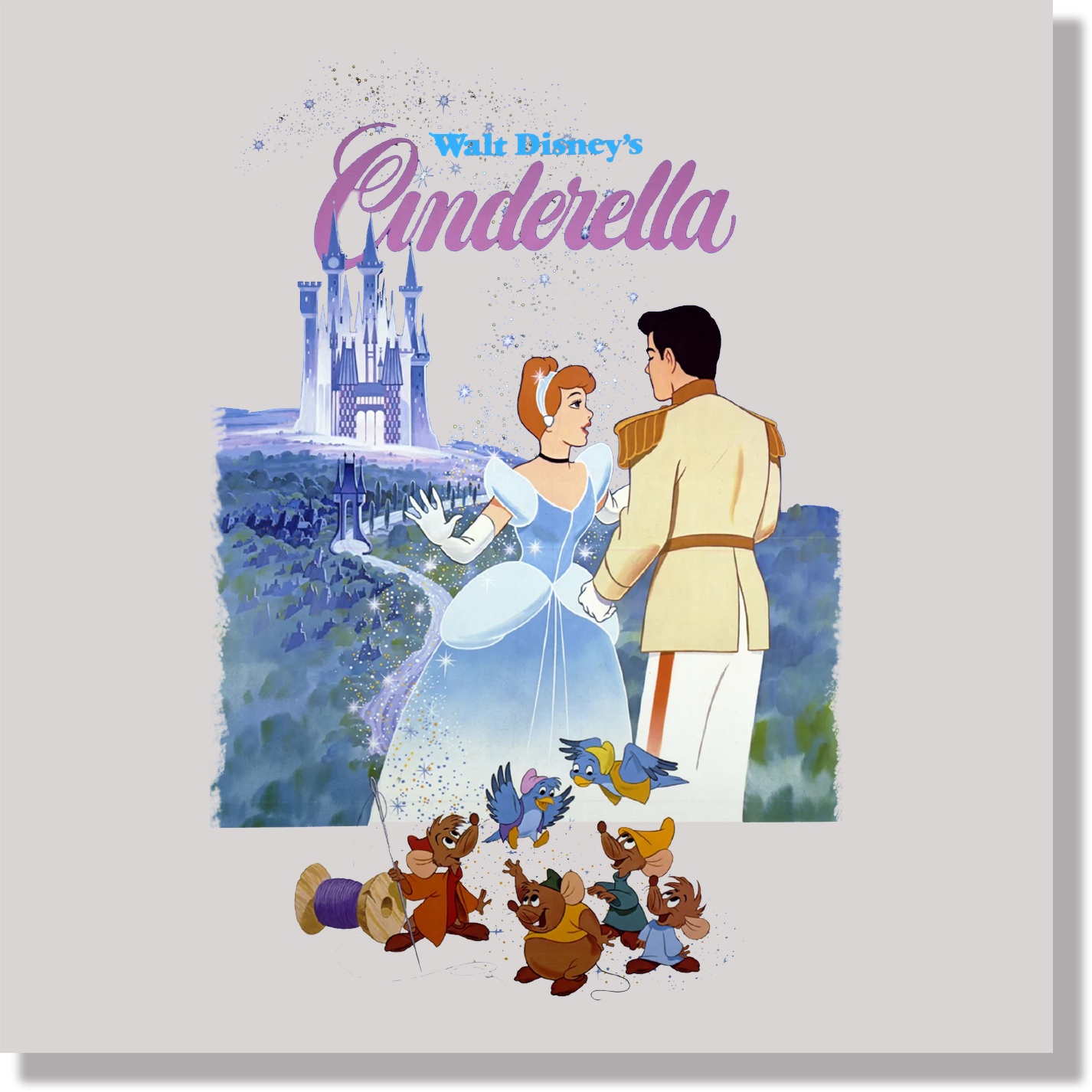 Cinderalla & Prince DTF Transfer