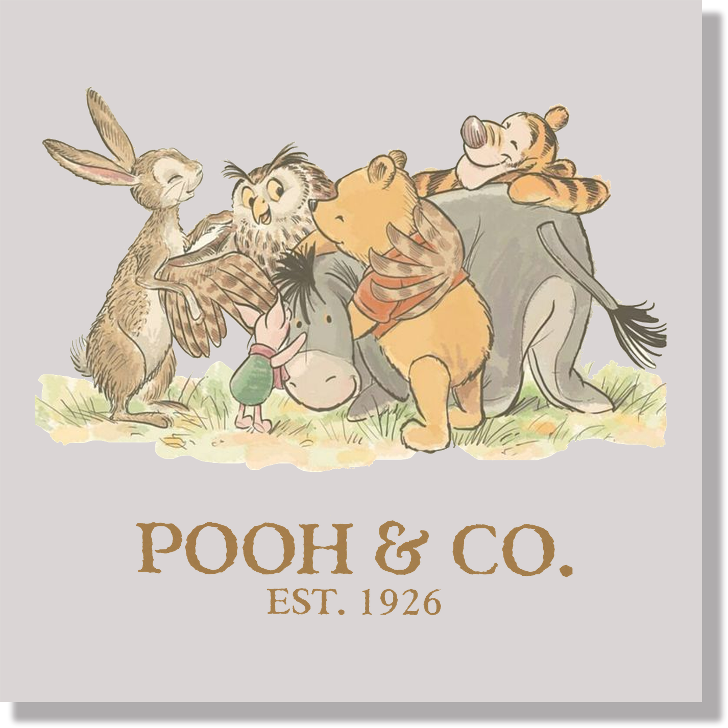 Classic Winnie The Pooh DTF Transfer