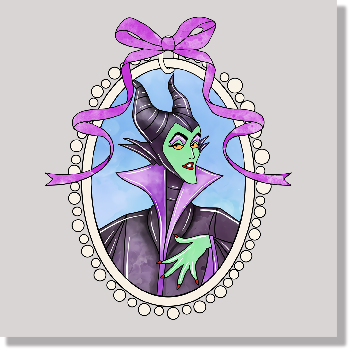 Coquette Maleficent DTF Transfer