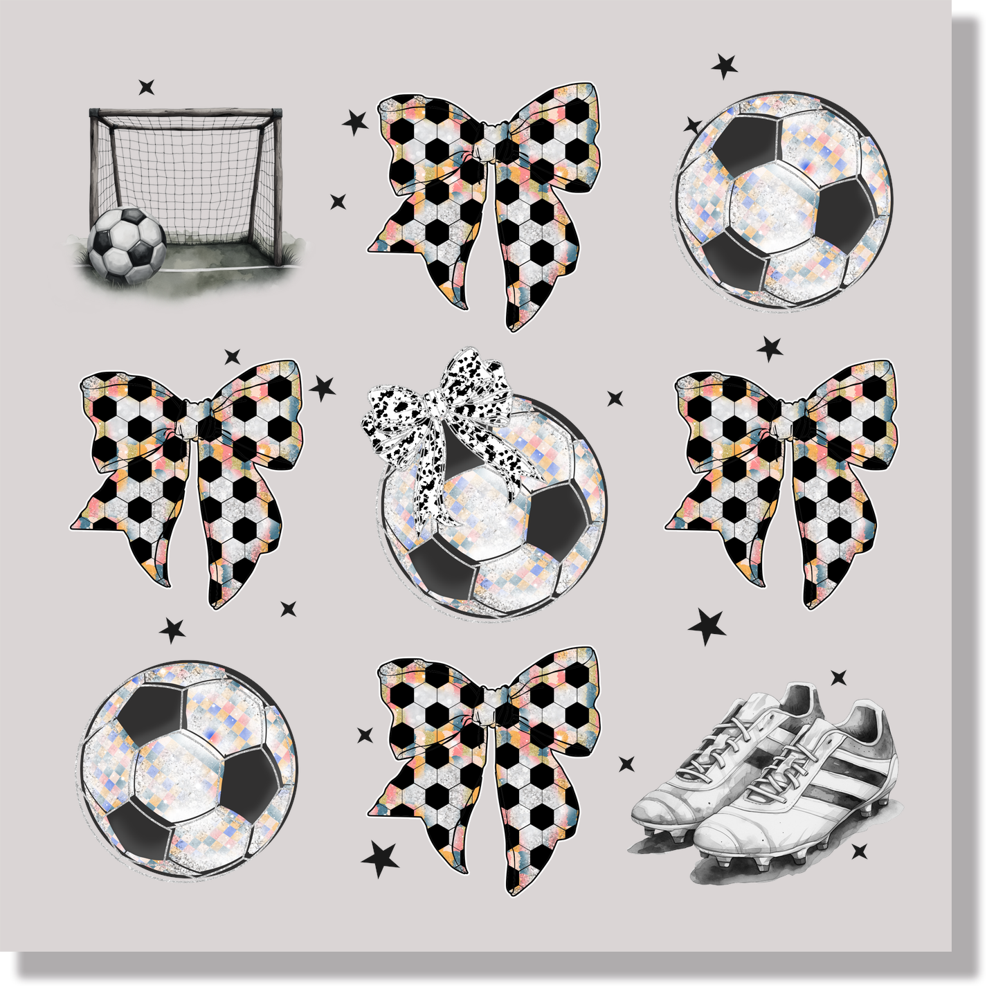Coquette Soccer DTF Transfer