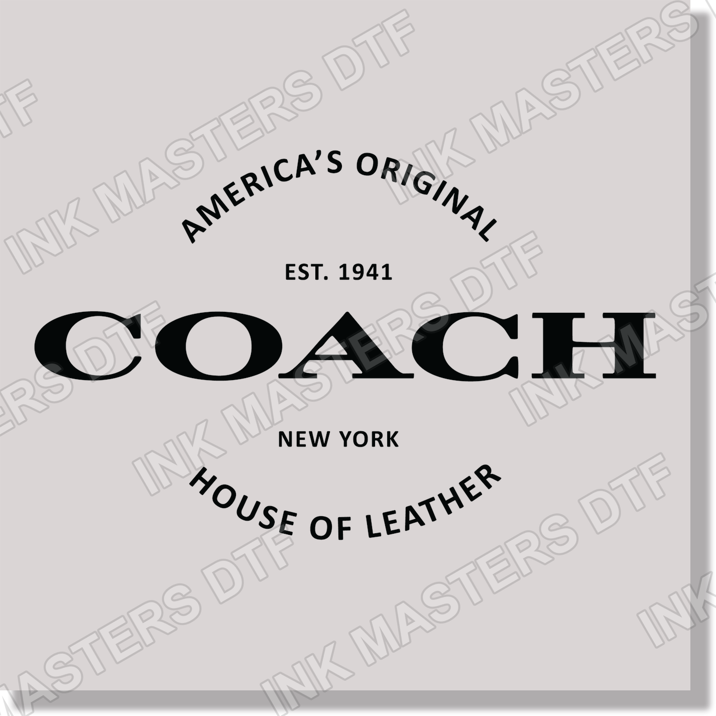 Designer Coach House Of Leather DTF Transfer
