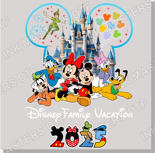 Disney Family Vacation 2025 DTF Transfer - Ink Masters DTF