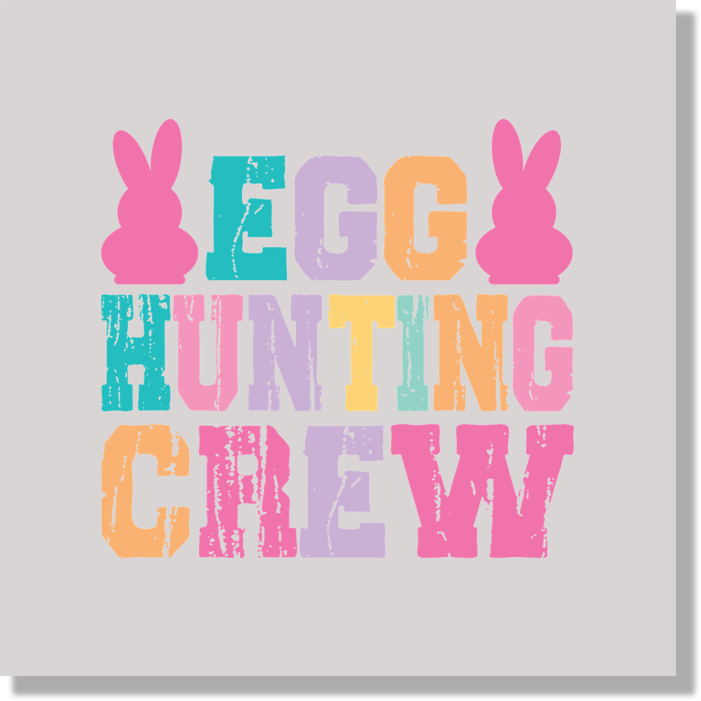 Egg Hunting Crew Easter DTF Transfer
