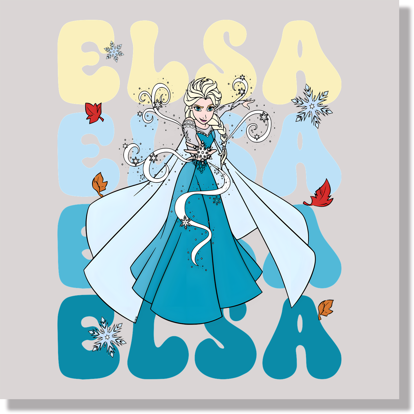 Elsa DTF Transfer