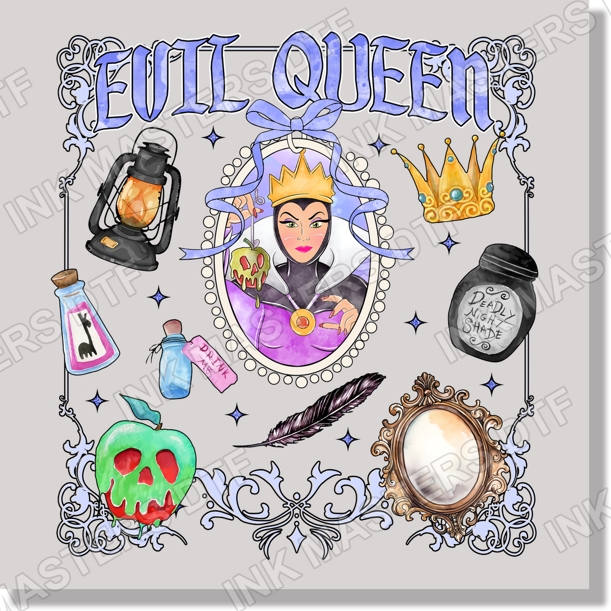 Evil Queen DTF Transfer