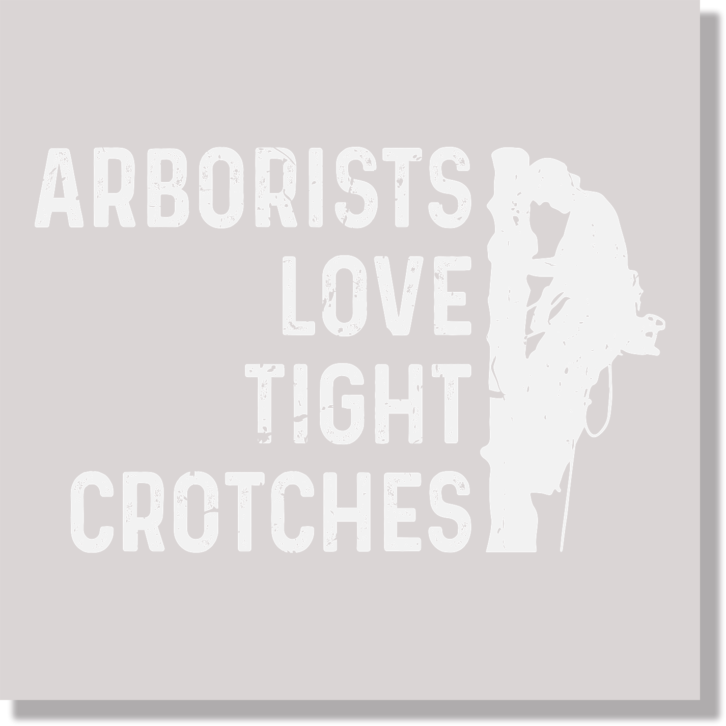 Funny Arborist Like Tight Crotches Adult Humor  DTF Transfer