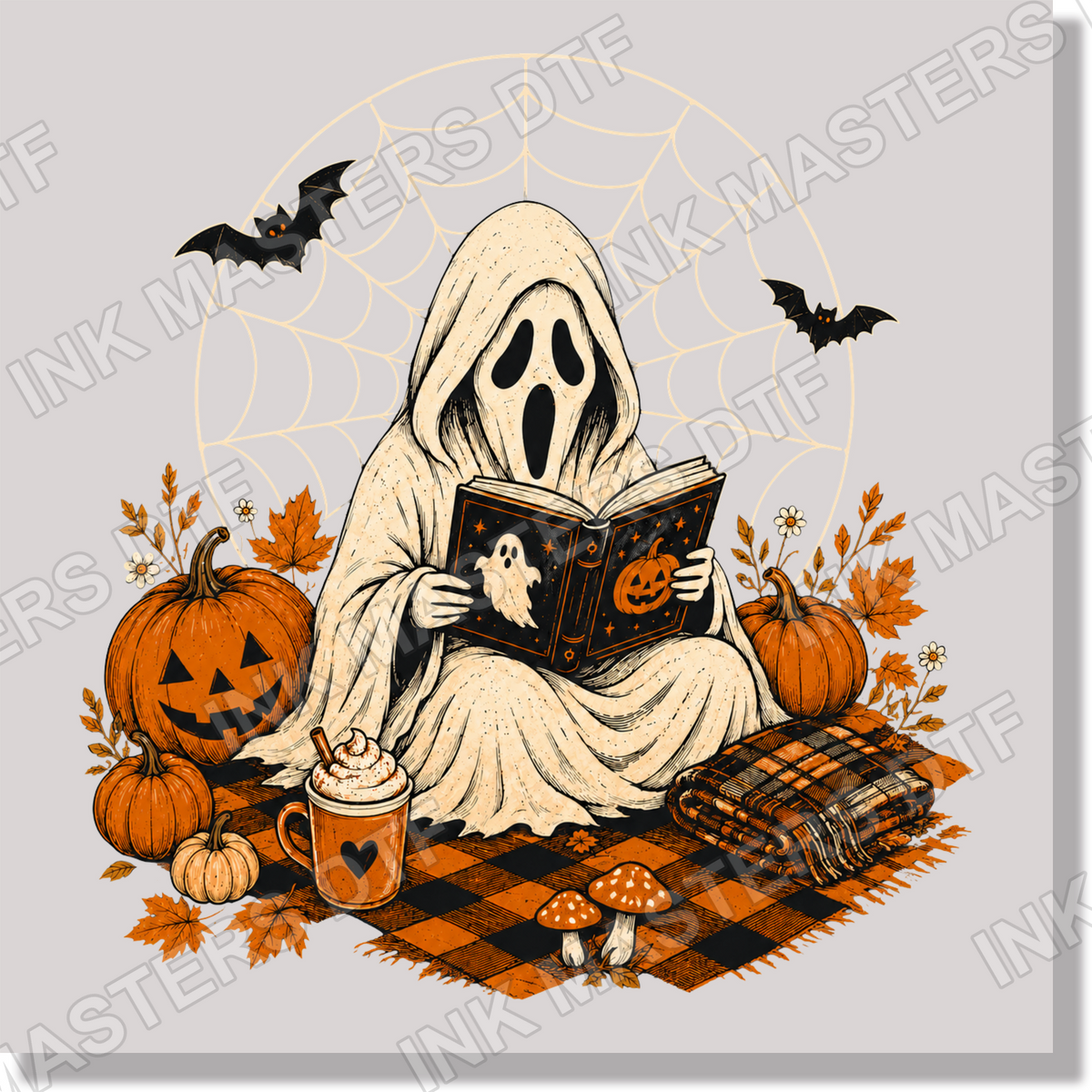Ghost Reading DTF Transfer