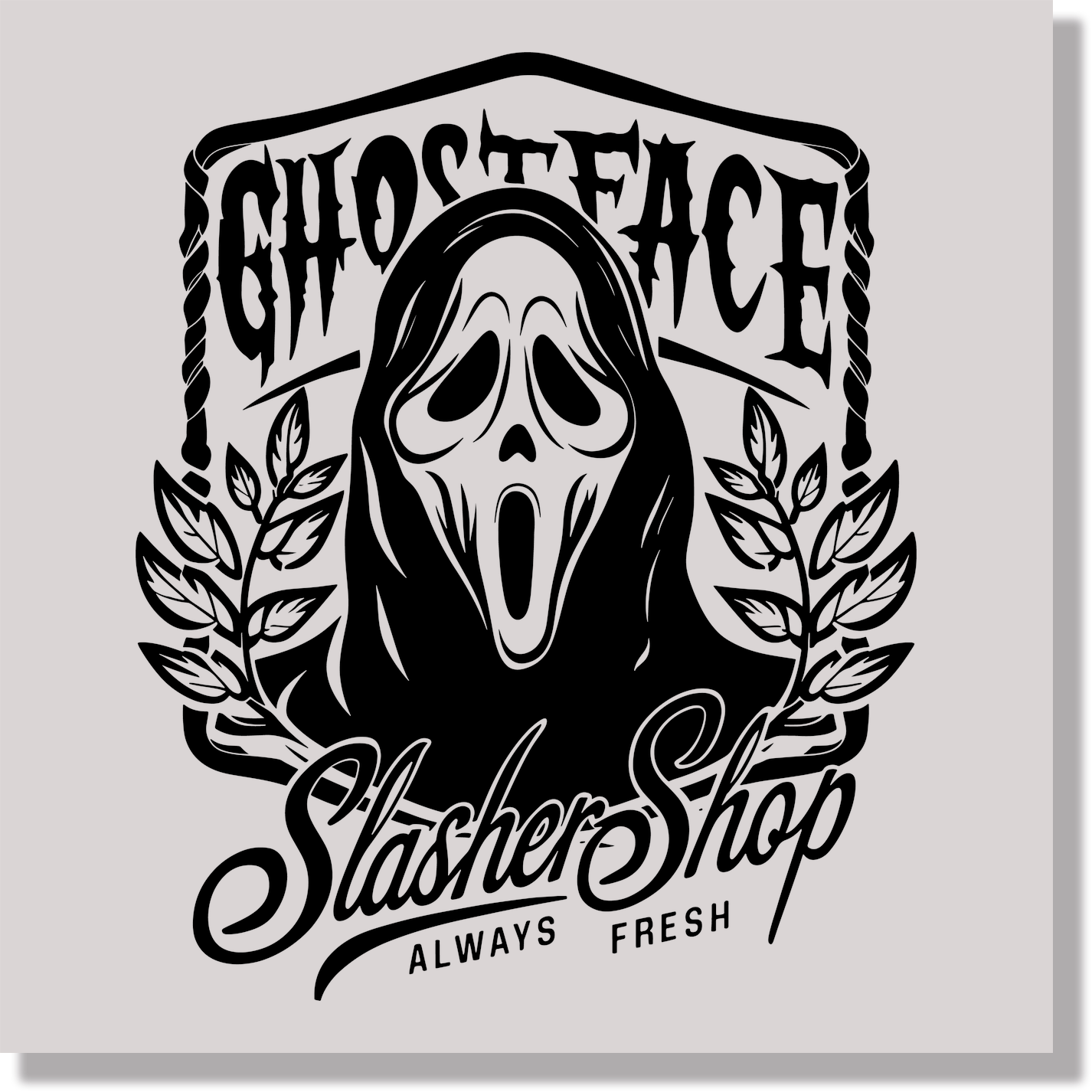 Ghostface Slasher Shop DTF Transfer