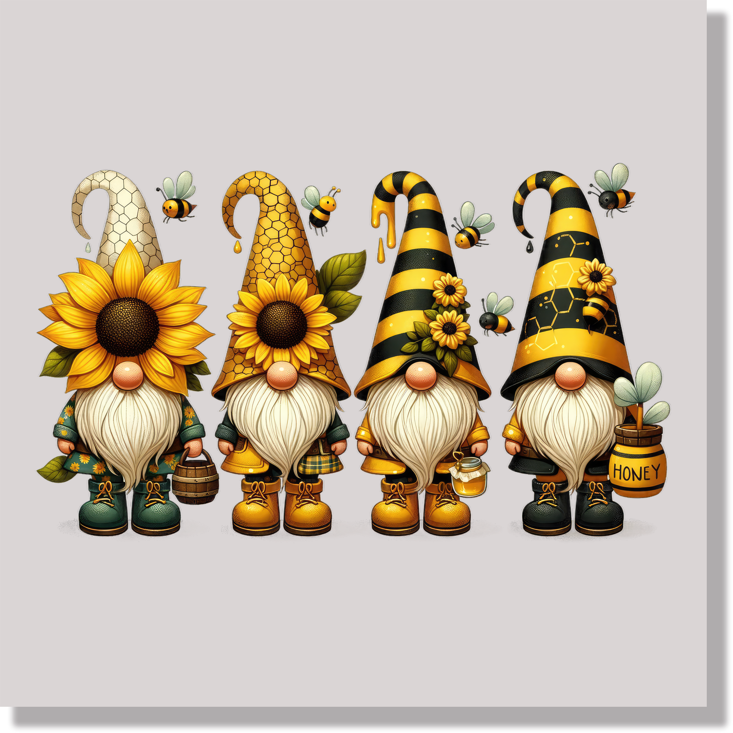 Gnomes DTF Transfer