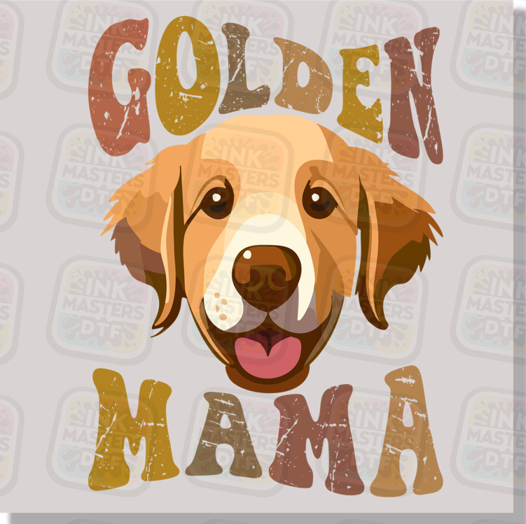 Golden Mama DTF Transfer